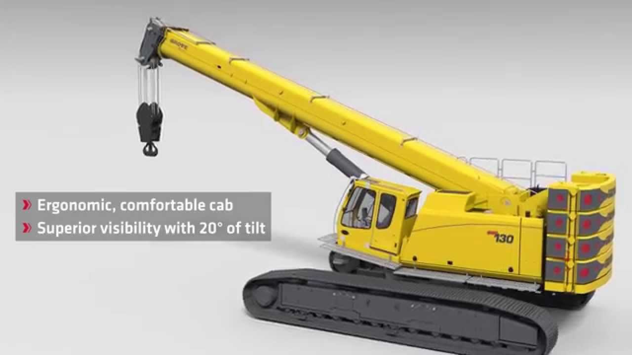 [Video] Grove GHC130 Telescoping Crawler Crane
