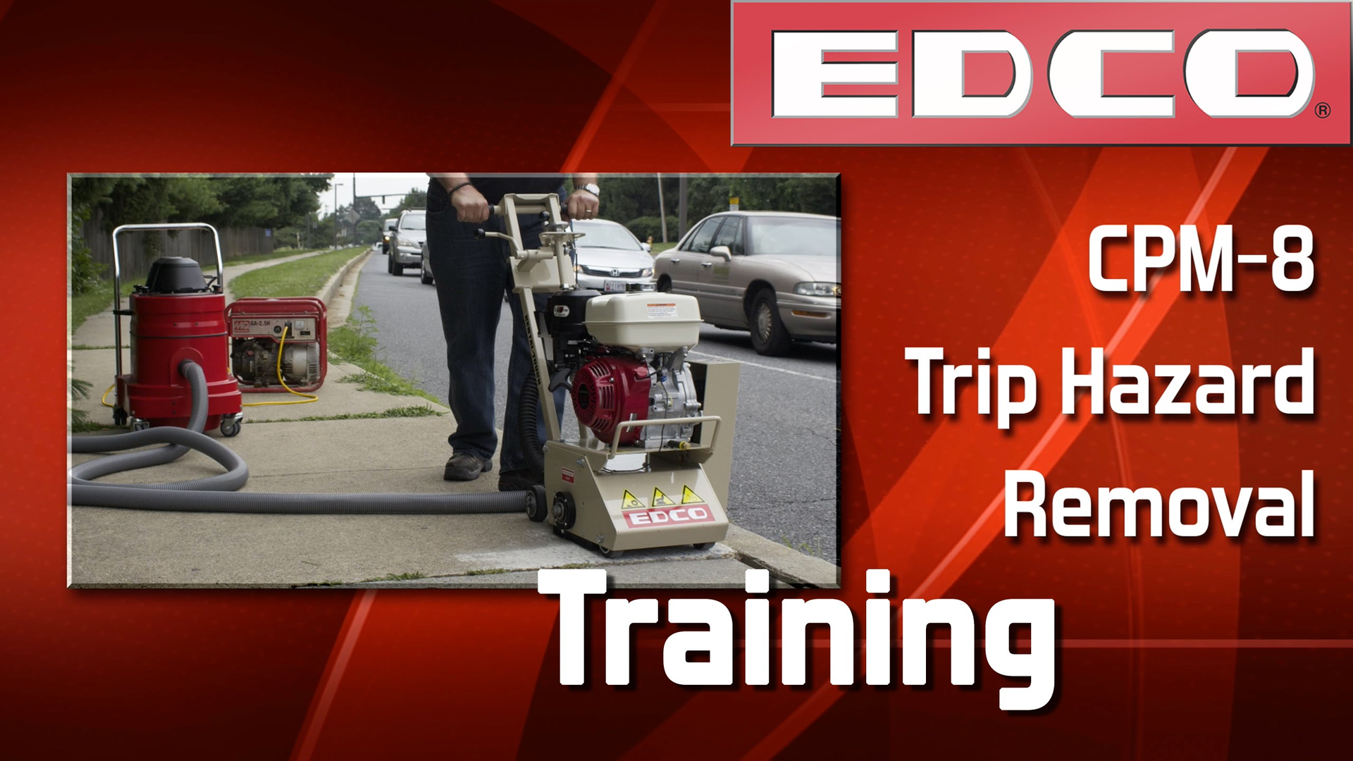 [VIDEO] How to Remove Trip Hazards with EDCO CPM-8 Scarifier