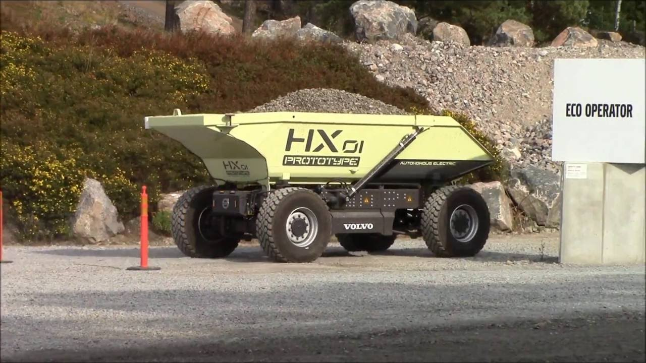 [Video] Volvo Prototype HX1 Autonomous, Battery-electric Load Carrier