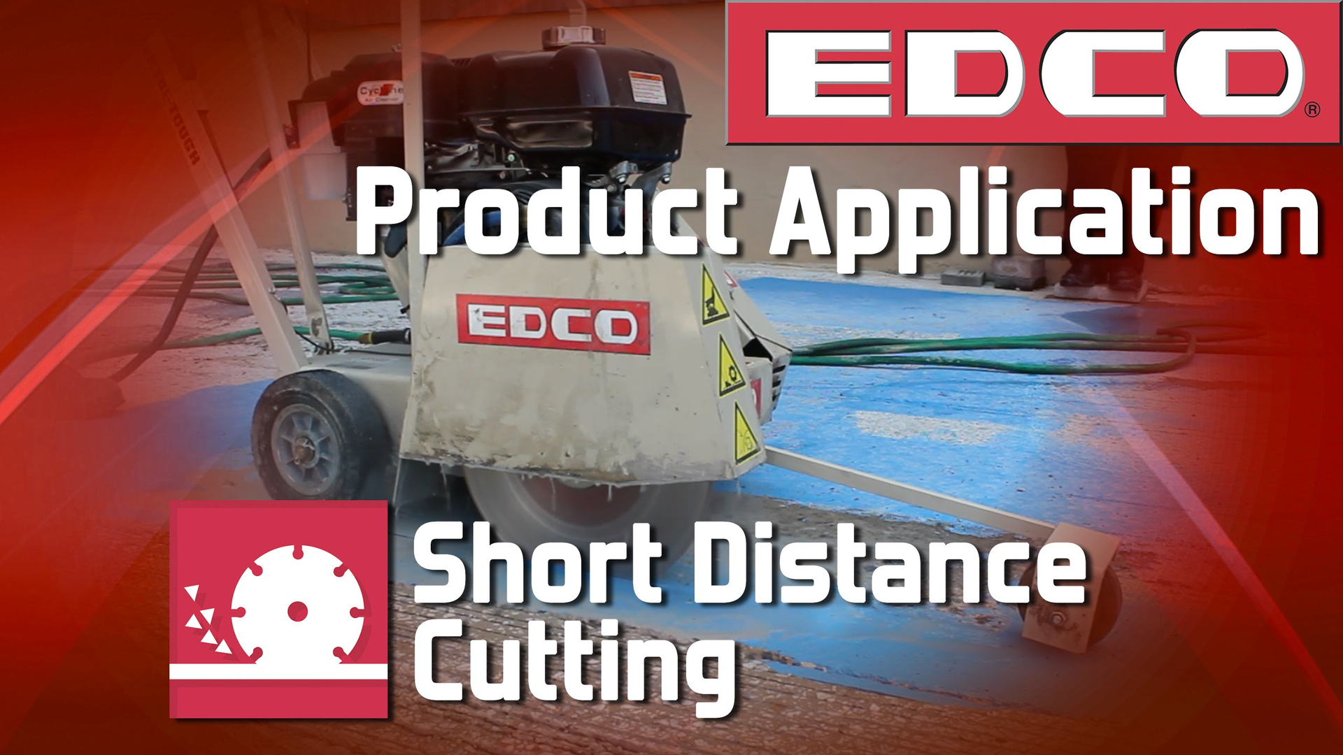 [VIDEO] How to Use EDCO Walk-behind Saws for Short Distance Cutting