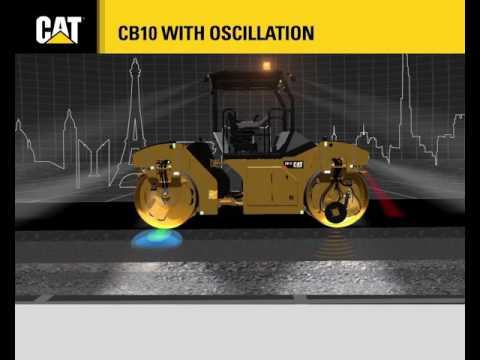 [Video] Caterpillar CB10 Asphalt Compactor with Oscillation Technology