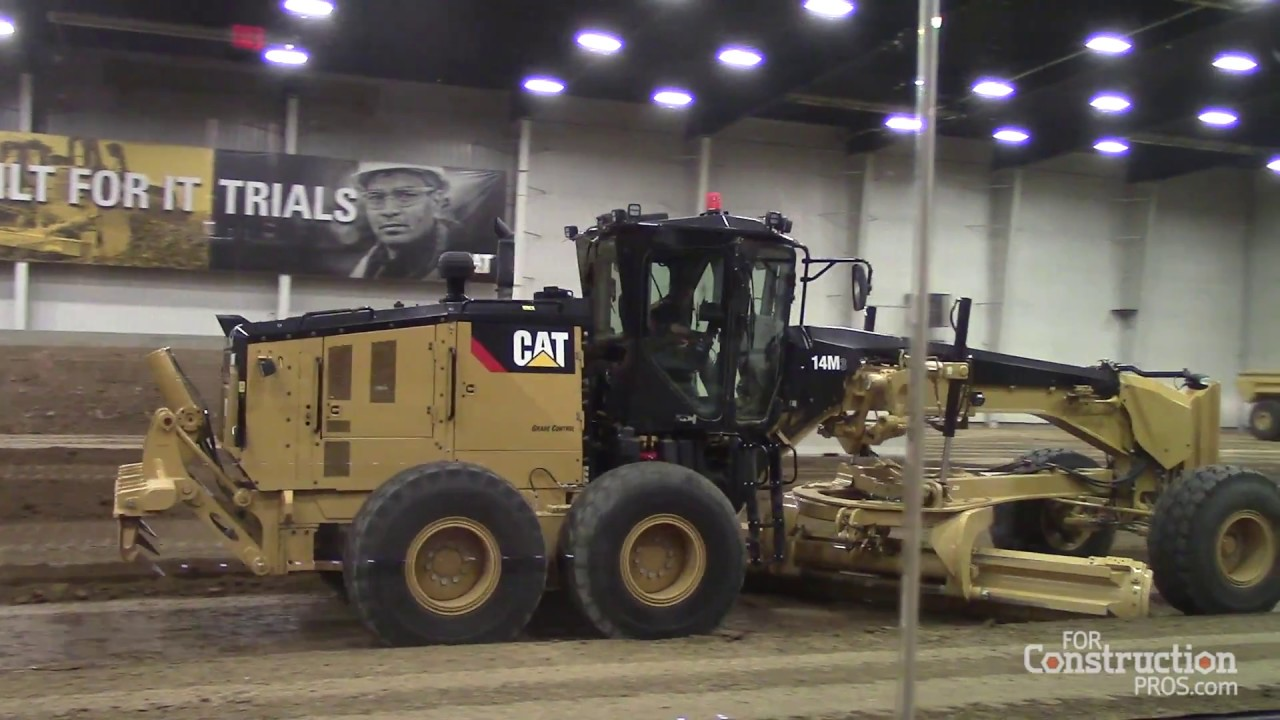 [Video] Caterpillar 14M3 Motor Grader with Stable Blade and Auto Articulation