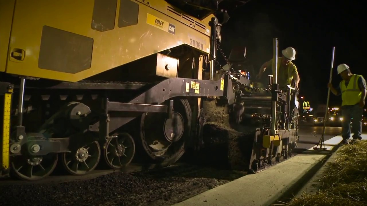 [Video] Bettis Asphalt Relies on Cat F-Series Paver on Wanamaker Road Project