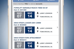 Review equipment on rent, easily identify underutilized rental equipment and remove or extend rentals with UR Jobsite mobile app.