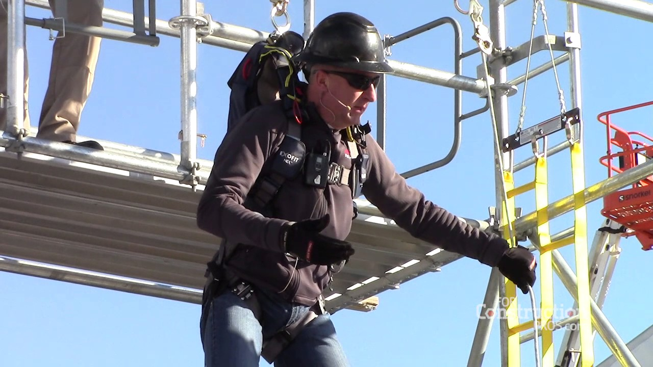 [VIDEO] &ldquo;Fall guy Steve&rdquo; demonstrates 3M, DBI-SALA Self Rescue at World of Concrete 2017
