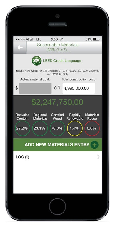 The Green Badger LEED Documentation mobile app provides instantaneous LEED documentation and verification for LEED construction credits right on your mobile device.