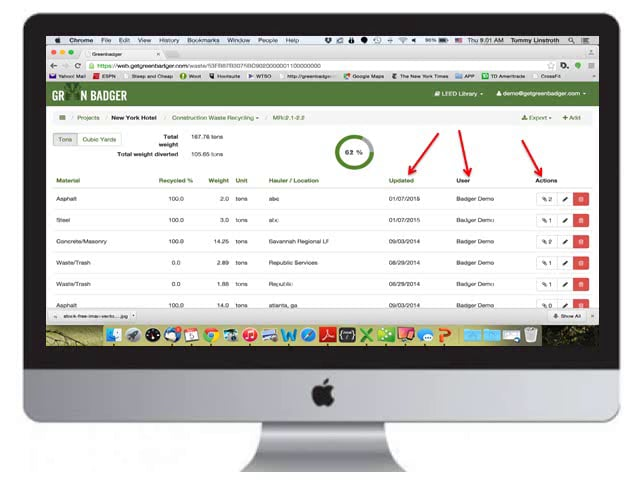 [VIDEO] Overview of Green Badger LEED Documentation Mobile App and Software
