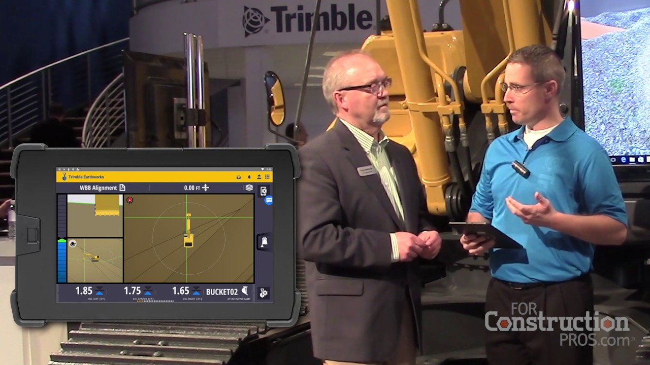 Trimble Earthworks Grade Control Platform improve operator productivity