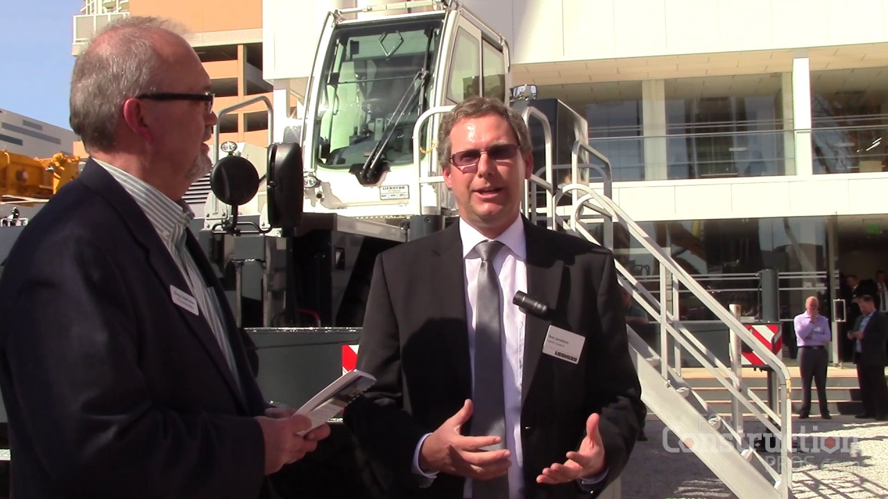 Liebherr LRT 100-ton rough terrain crane designed for jobsite duty