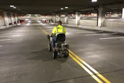 The Mall of America allowed Asphalt Associates in from 10 p.m. when the mall closed to 8 a.m. when it opened. “But traffic usually forced us out by 6 a.m.,” Bill Halbach says. “It was still enough time for us to hit our scheduled production.”