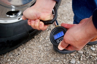 Over and under inflated tires have a negative effect on tire life so routinely checking tire pressure is very important.