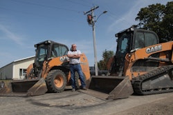 Jon Fye, Fye Excavating, finds having a mix of Case skid-steer and compact track loaders beneficial for his commercial utility site prep business.