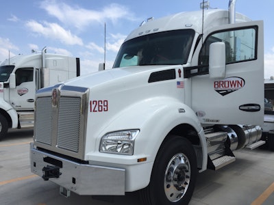 Trucks are washed every two weeks to ensure drivers always climb into a truck that looks brand new. This encourages them to take better care of the vehicles.