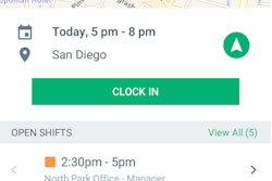 With the Ximble mobile app, employees can use their mobile devices to set availability, check schedules, clock in and out, submit time-off requests, swap shifts and manager their profiles.