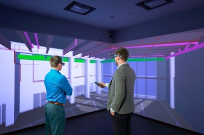 Suffolk's Smart Labs will feature a virtual reality CAVE that allows clients to virtually step into a building before it is built.