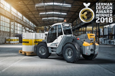 Judges for the German Design Award cited the T46-7 telescopic handler's optimal visibility and dynamic appearance.
