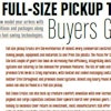 Pickup Buyers Guide
