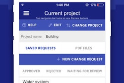 With the Snappii mobile app, users can track a change order's status.