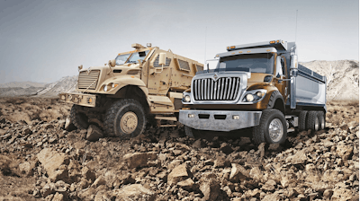 No stranger to extreme-duty military vehicles, Navistar also provides jobsite access solutions with the addition of AWD options on its current generation International severe-duty trucks.