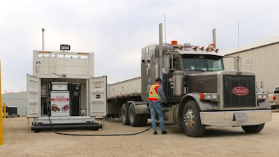 Fuel Island Fueling Station