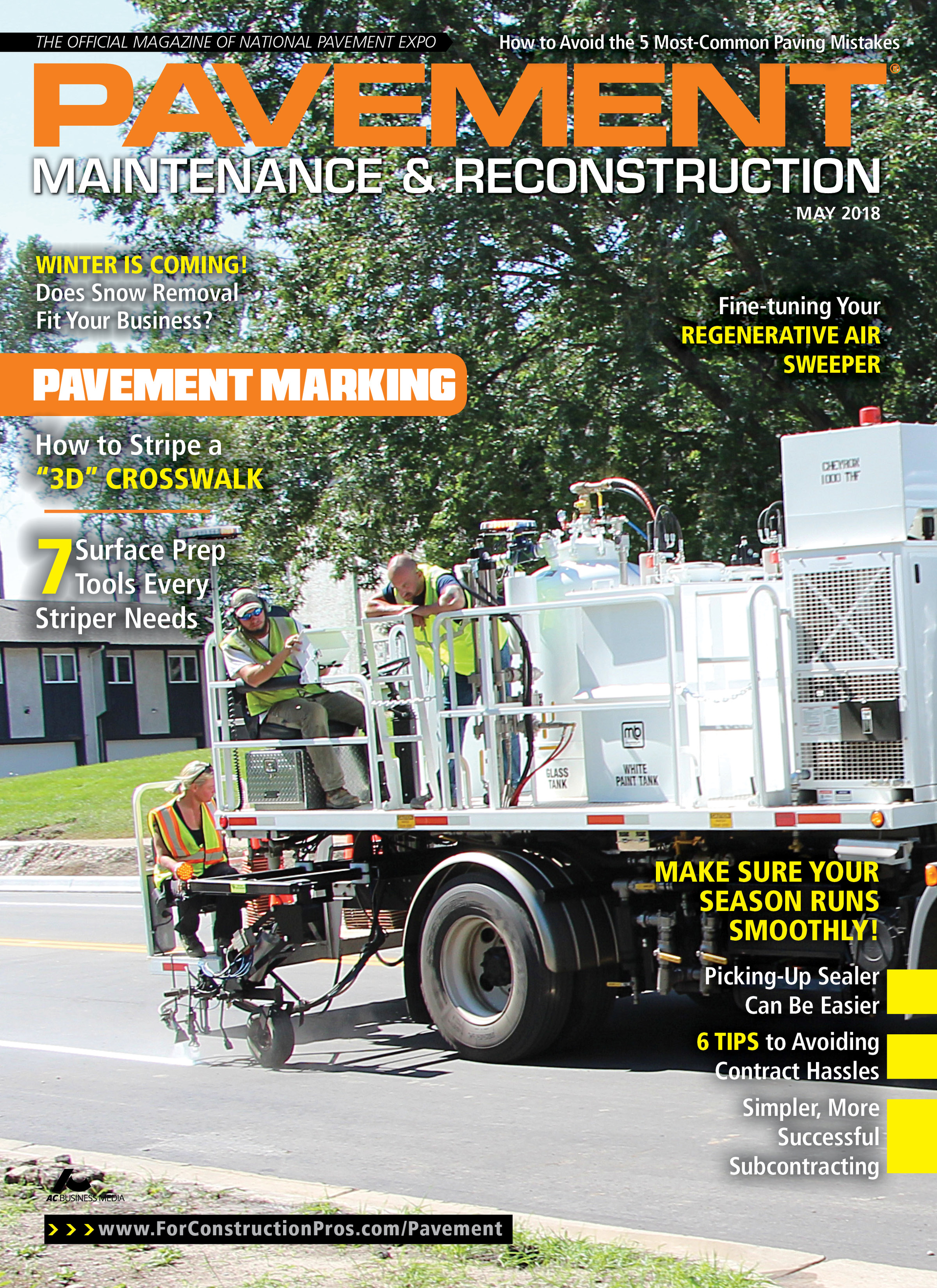 Pavement Maintenance & Reconstruction May 2018