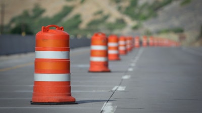 Road Construction Barrels