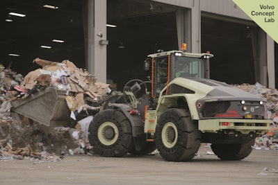 Volvo recently completed a test of its prototype LX01 Hybrid Wheel Loader with Waste Management in California where it achieved a fuel savings averaging 45 percent.