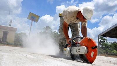 Concrete Cutting Silica Dust