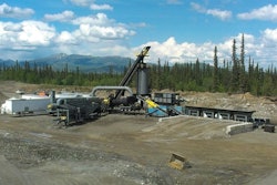 ADM EX-225 Drum Plant running up near the Canadian Arctic in the Yukon.