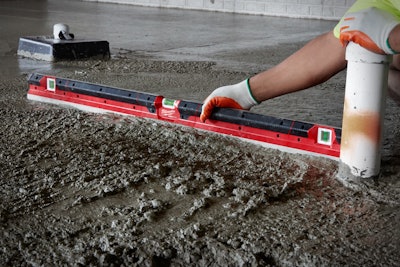Milwaukee Tools new concrete strike-off level is designed to increase productivity and be comfortable to use.