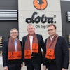 From left to right: Mark Eslamlooy (CEO Ardex Group), Michael Fischer (Managing Director, Shareholder Loba) and Christian Groß (Managing Director, CEO Wakol)