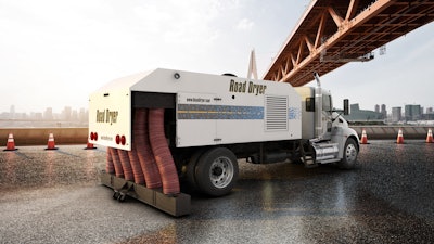 Road Dryer Truck Mounted