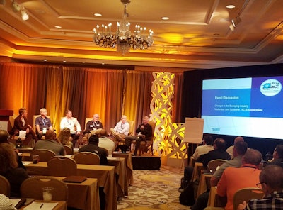 The annual event hosted nearly 200 industry professionals, offering insight into the future. Panelists are, from left, Amy Schwandt, Jim Adair, Chad Bormann, Tim Cook, Tracy Day, Mike Higgins.