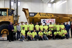 Volvo Career Tech School Receives Gold Rush Haul Truck