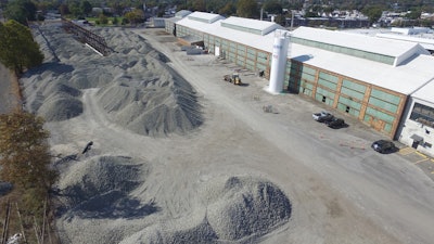Aeriel view of AeroAggregates U.S. plant.