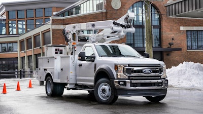The new Ford F-600 offers a maximum GVWR of 22,000 lbs. and fills a niche between the company's current F-550 and the larger F-650.