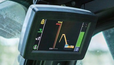 Liebherr R 950 Ldc Safety System Touch Screen
