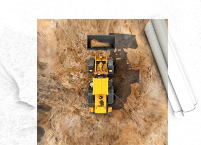 Continental's ProViu 360 creates a virtual bird's eye view of the machine from the images of four fisheye cameras.