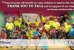 Building bikes in San Antonio for SA Youth. TACA members are part of the communities in which they live and work.