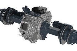 Allison AXE integrates one or two high-speed electric motors and a multi-speed transmission, eliminating need for additional driveshafts and support structures.