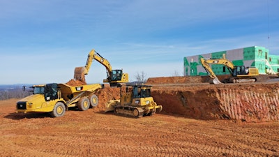 The contractor maintains a small fleet of site work equipment, which allows it to self-perform dirt work on its building projects.