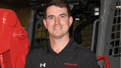 Austin Smith, Takeuchi national accout sales representative.