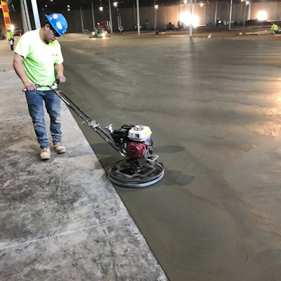 Blending edge burnish.