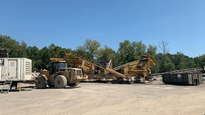 Cincinnati Asphalt knew that buy bringing crushing operations in house they could not only be more competitive in their bidding, but they would also be able to add additional revenue streams to their company by selling material to customers.