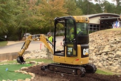 Operators competing in the North America Regional semi-final of the Caterpillar Global Operator Challenge.