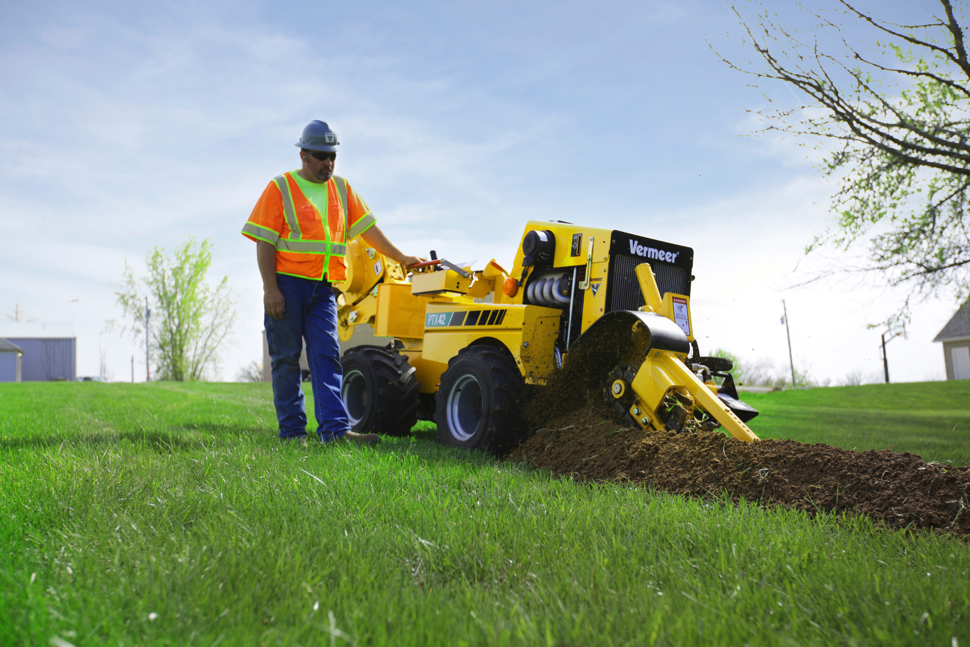 PTX42 Plower and Trencher now includes pivotal hands for greater flexibility.