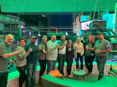 Attendees of the Ignite Construction Summit were invited to two cocktail receptions to network with their peers and event speakers.