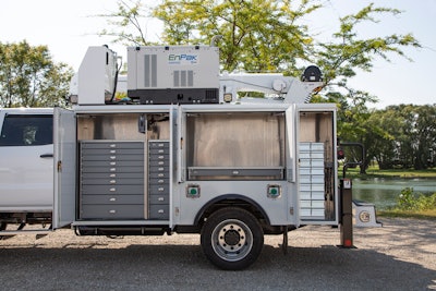 Use of lightweight materials and a focus on taking unnecessary weight out of the body allows contractors to carry more tools and components.