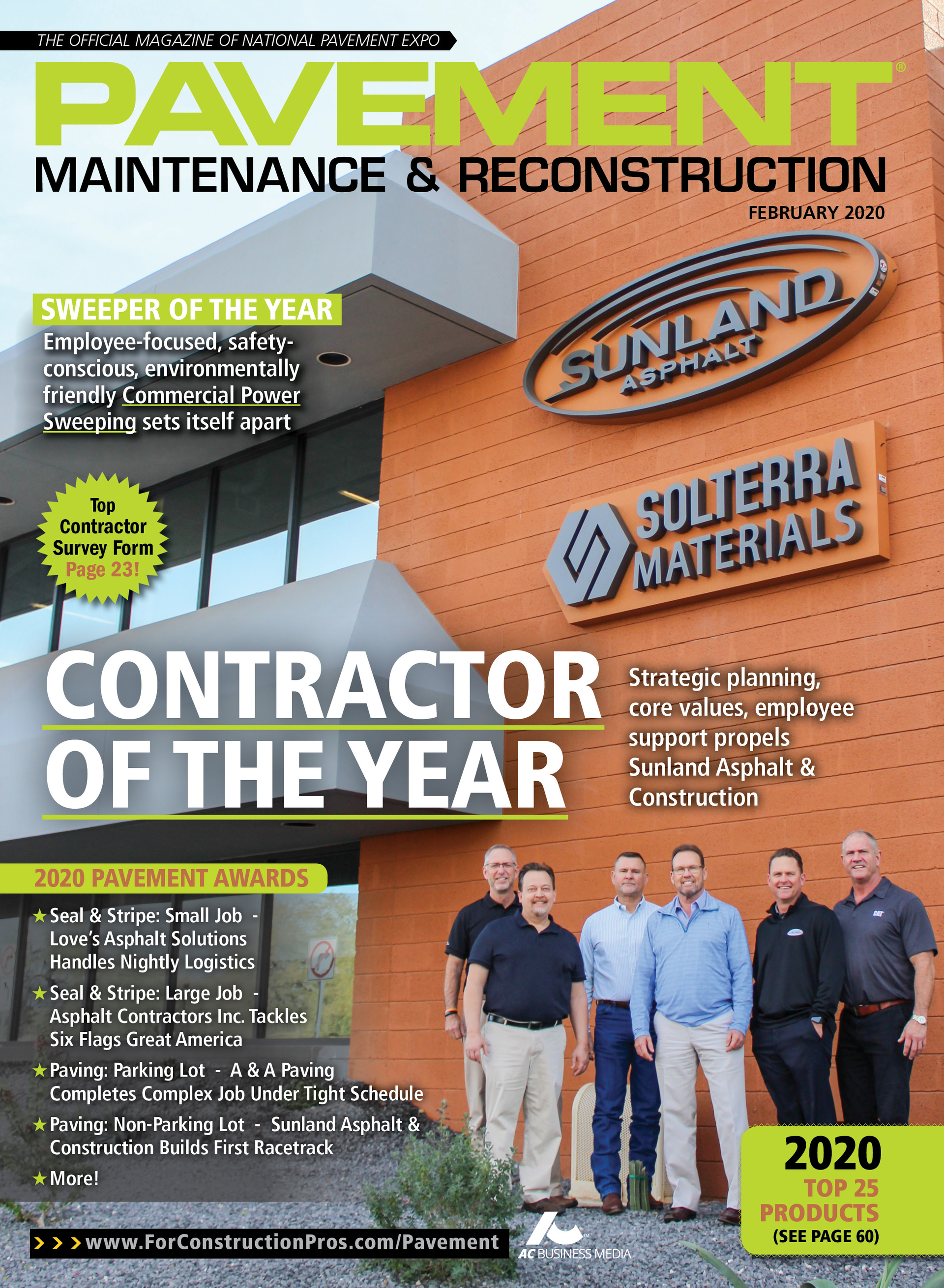 Pavement Maintenance & Reconstruction February 2020