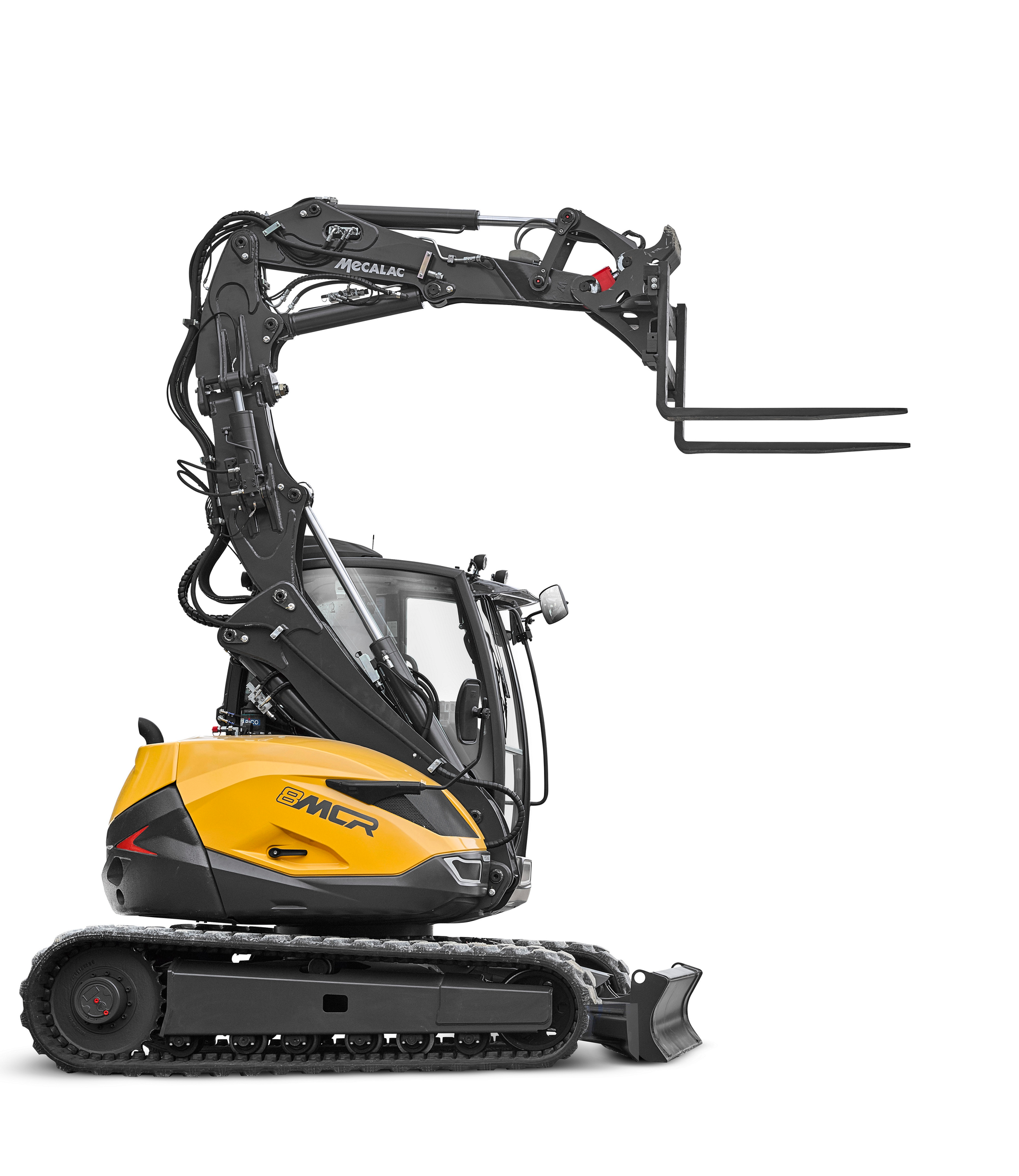 Comprised of three models, the MCR series provides the swiftness of a skid steer with the 360-degree rotation of an excavator for versatility and travel speeds two times faster than any small excavator.